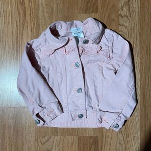 Forever Me Blush Pink Denim Jacket 3T